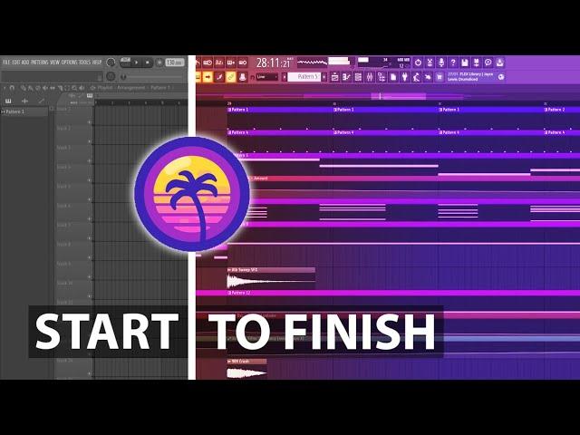 Start To Finish: Synthwave With Stock Plugins - FL Studio 20 Tutorial #MadeWithBlade