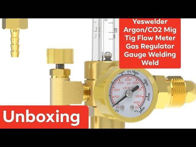 Yeswelder Argon/CO2 Mig Tig Flow Meter Gas Regulator Gauge Welding Weld. Yeswelder regulator review