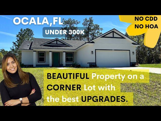 TOUR OF NEW CONSTRUCTION PROPERTY IN OCALA, FLORIDA WITH INCREDIBLE UPGRADES | MARIA SANTANA