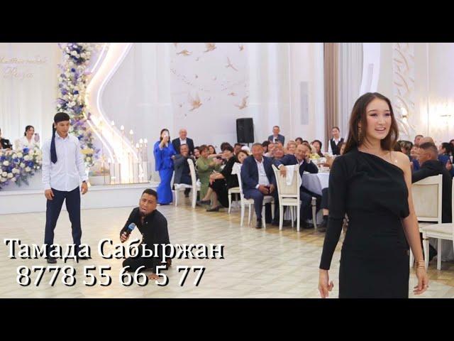 Сабыржан тойда спектакль ойнады. The beautiful Virgo and the guy danced unusually at the wedding