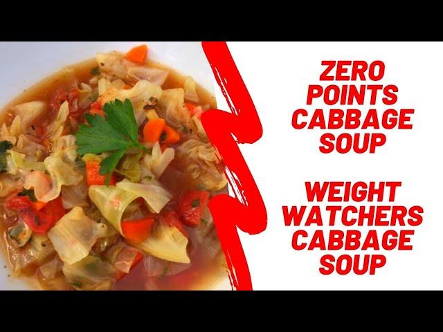 Zero Points Cabbage Soup | Weight Watchers Cabbage Soup