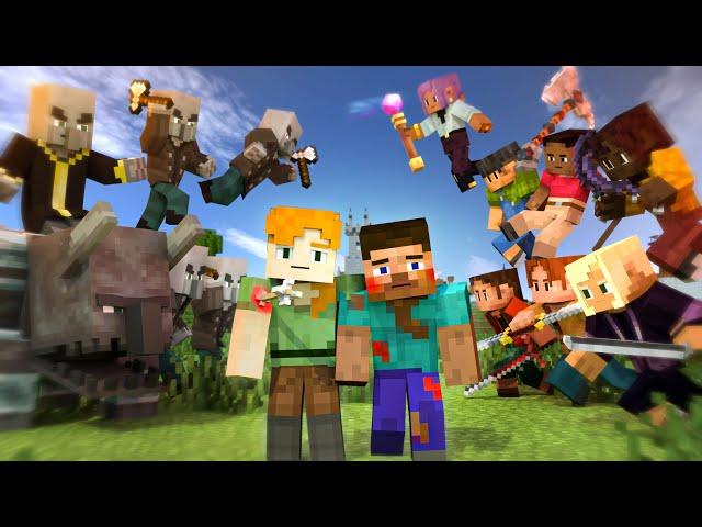 Save Steve - Alex and Steve life (Minecraft animation)