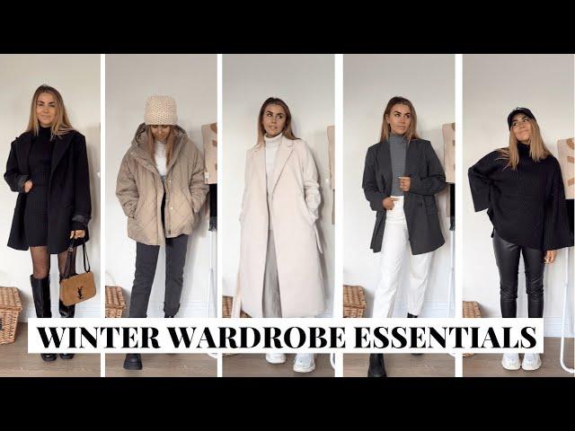 WINTER WARDROBE ESSENTIALS | 10 OUTFIT IDEAS FROM MY WINTER CAPSULE WARDROBE | jessmsheppard