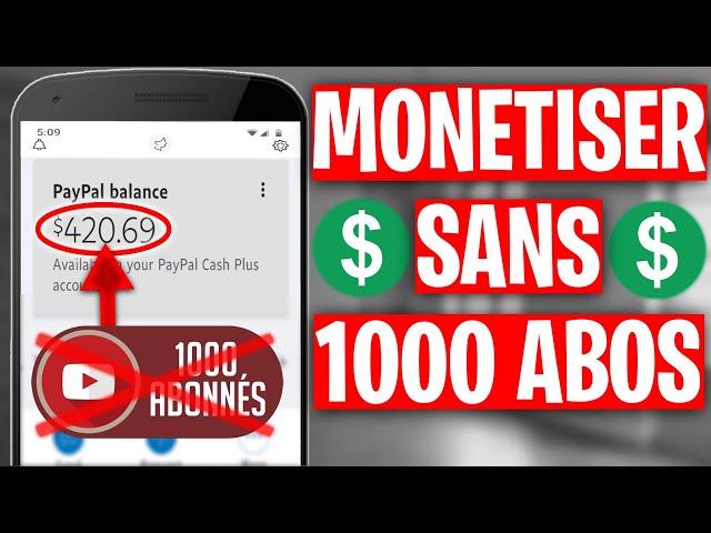 Comment MONÉTISER Ses Vidéos YouTube SANS AVOIR 1000 ABONNÉS !? (et 4000 heures de visionnage)