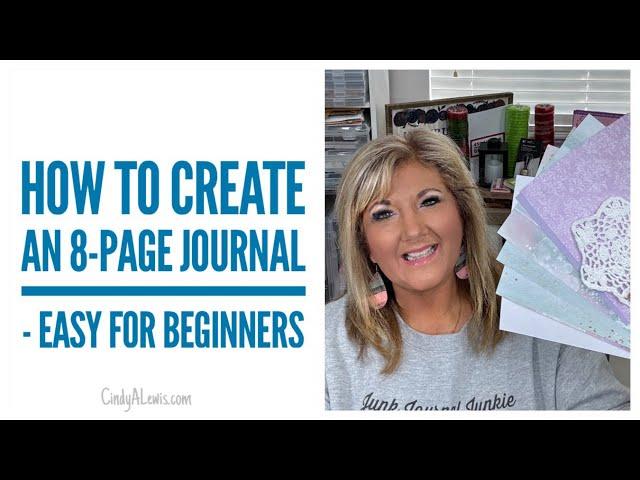 How to Create an 8-Page Journal - Easy for Beginners