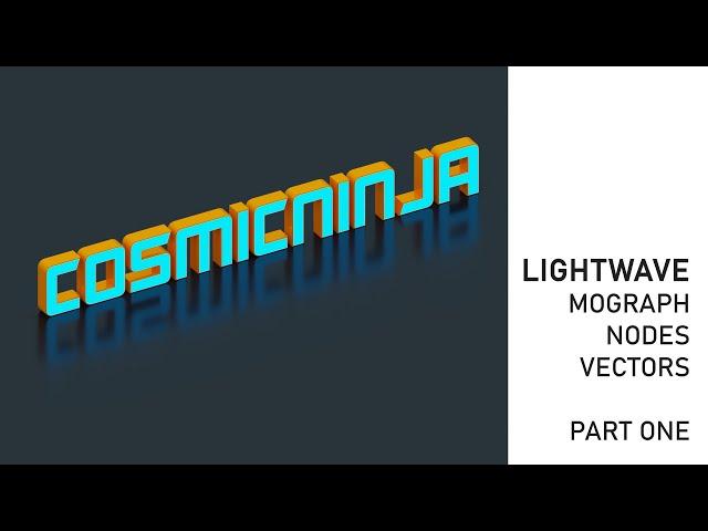 Simple mograph wipe effect in Lightwave using nodes