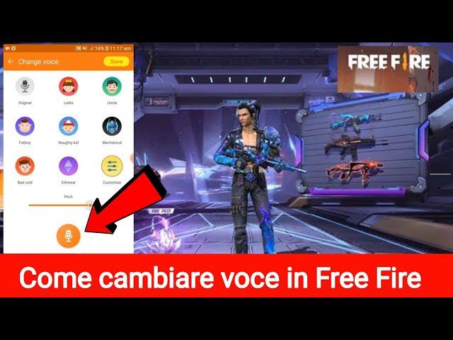 Come cambiare voce in Free Fire || App per cambiare voce in Free Fire