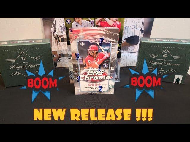 NEW RELEASE!!! 2024 Topps Chrome Hobby Box Rip!!!