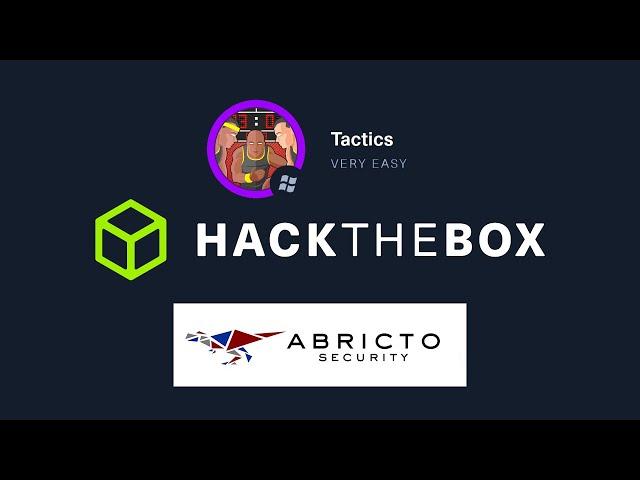 Hack The Box Starting Point – Tactics walk-through