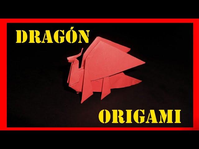  DRAGÓN - ORIGAMI (how to make a PAPER DRAGÓN )