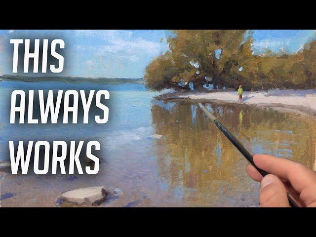 The key to painting landscapes that will get everyone's attention