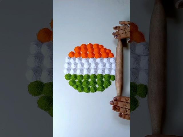 Independence day special rangoli 2023  #shorts #viral #rangoli #kolam #deshmere