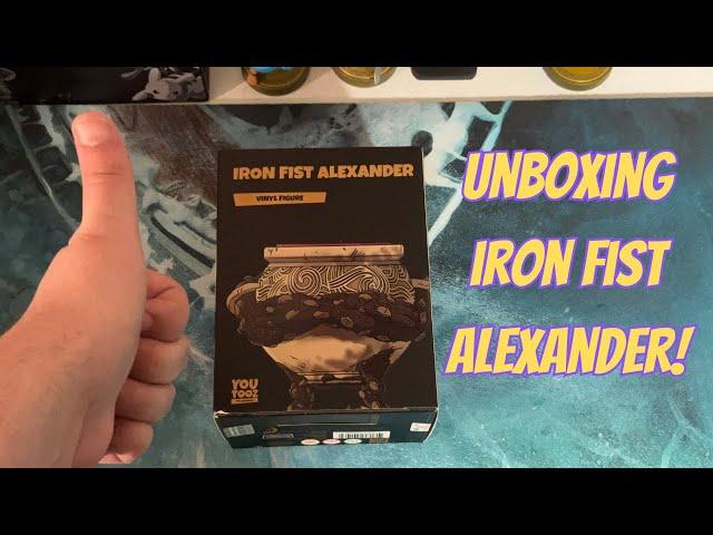 Unboxing Iron Fist Alexander from Elden Ring! Youtooz!