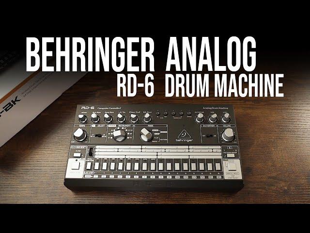 Behringer RD-6 Analog Drum Machine, the Modern and Affordable TR-606