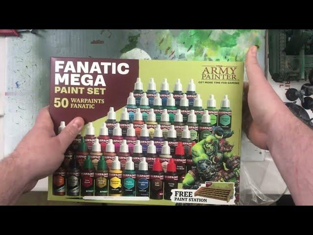 Army Painter Fanatic Series Mega Paint Set Unboxing