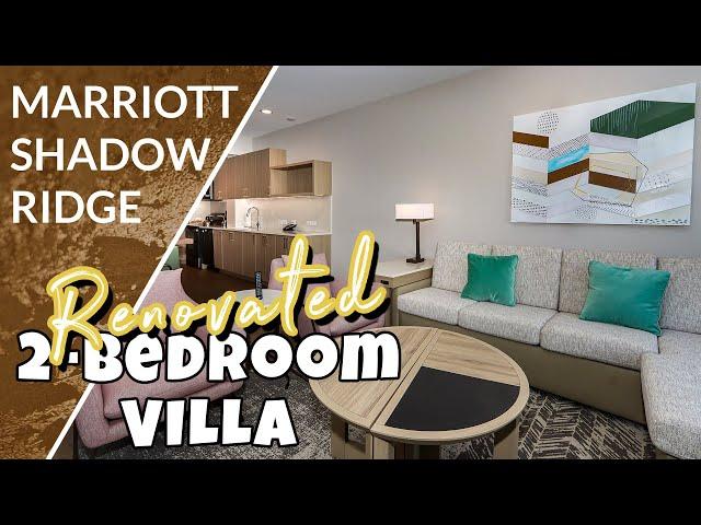 SHOCKING RENOVATIONS! 2-Bedroom Villa Tour at Marriott Shadow Ridge