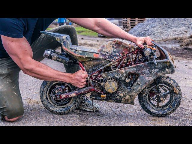 Ducati 1198 Minibike - Restoration Abandoned rusty Minibike