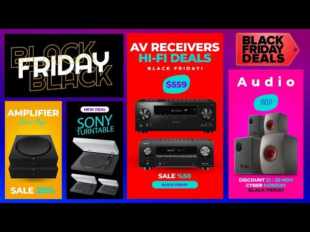 Black Friday Hi-Fi Audio Deals: AV Receivers, Speakers, Turntables & More - Top 15+ Must-Have Deals!