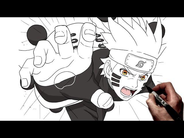 How To Draw Naruto Sun/Yang | Step By Step | Naruto