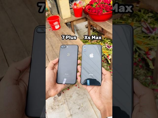 iPhone 7 Plus Vs iPhone Xs Max || Camera Zoom Test! #shorts