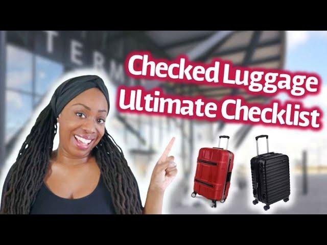 Do This When Packing Your CHECKED Luggage