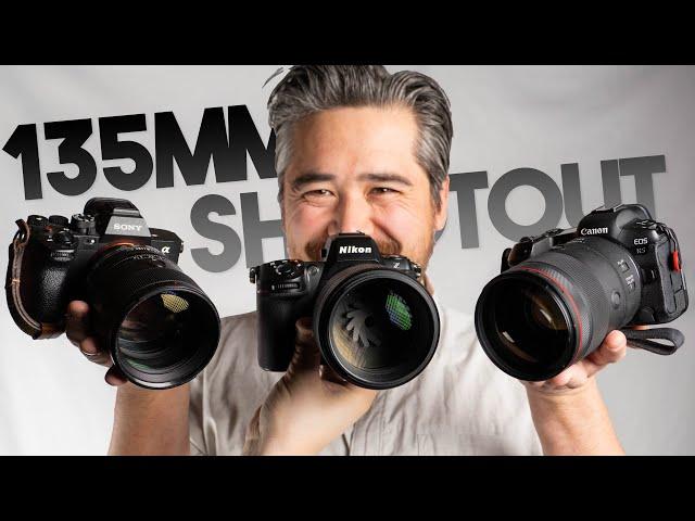 Canon vs Nikon vs Sony: The Great 135mm SHOOTOUT!