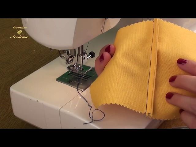 Apprendre à coudre une COUTURE ANGLAISE ou COUTURE DOUBLEE️