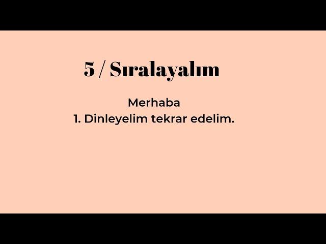 Hitit Dinleme Metinleri ( Merhaba)2