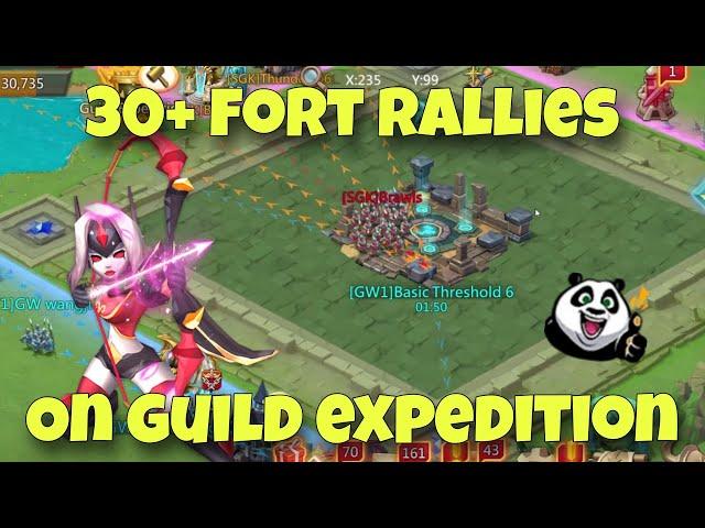 Lords Mobile - Blocking SGK on guild expedition. Difference between emperor and baron accounts