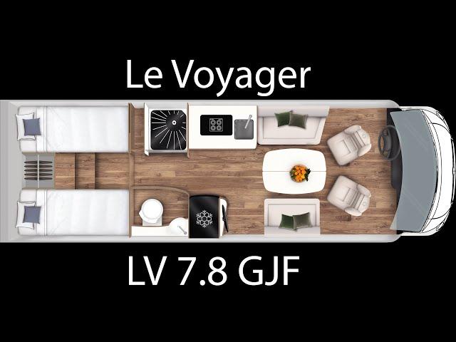Le voyager Eterna LV 7,8 GJL 2025 Interior And Exterior - Caravan Salon 2024 Dusseldorf