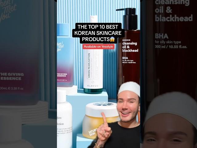 TOP 10 BEST KBEAUTY PRODUCTS! (follow for more!) #skincareroutine #kbeauty #skincare #skin