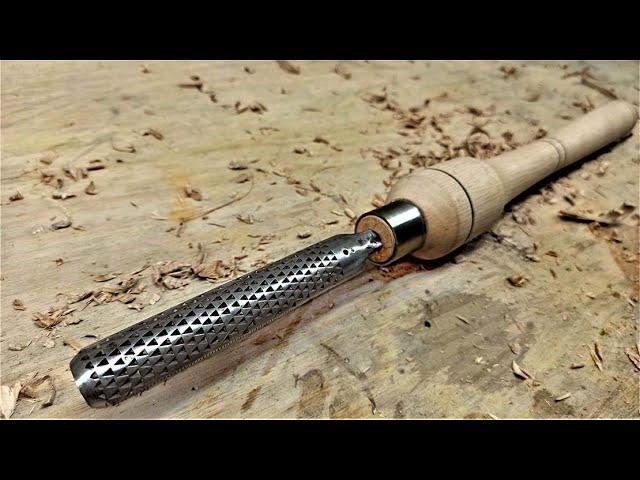 Making a LATHE GOUGE from OLD RASP