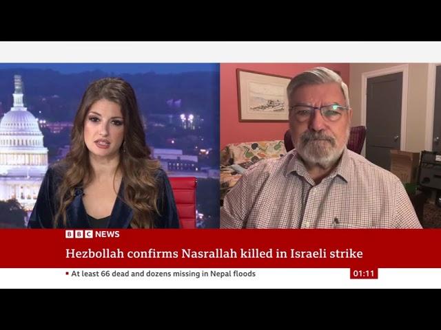 My BBC News interview Sept 28 on the aftermath of Israel's attacks on Lebanon