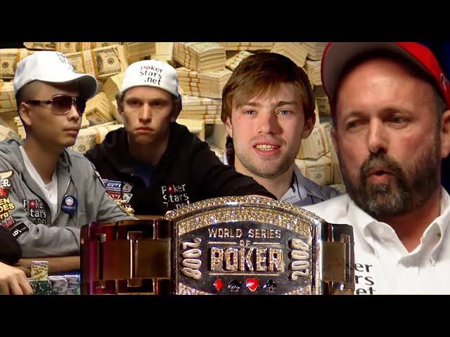 World Series of Poker Main Event 2008 Final Table with $9,100,000 First Prize #WSOP