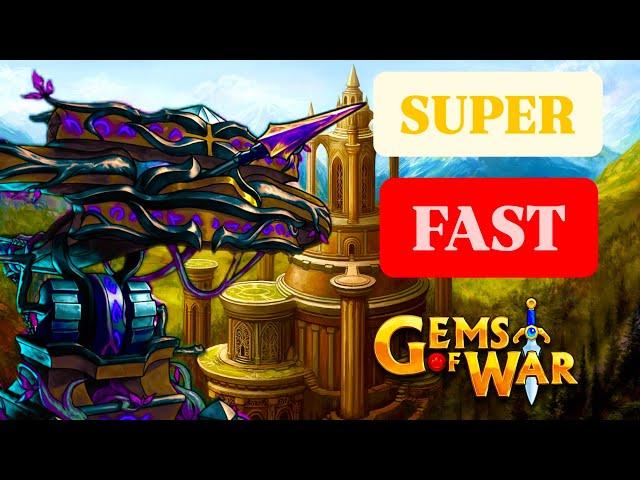 GEMS OF WAR Superfast Tower Invasion 3 Teams | Legends Reborn | May Event Calendar