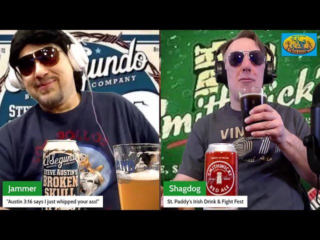 Steve Austin's Broken Skull IPA & Smithwick's Irish Red Ale