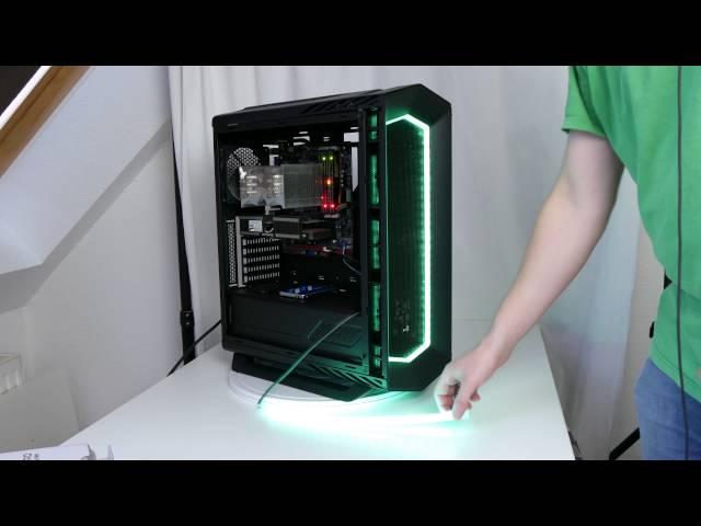 Aerocool P7-C1 Tempered Glass Edition - das Beleuchtungssystem