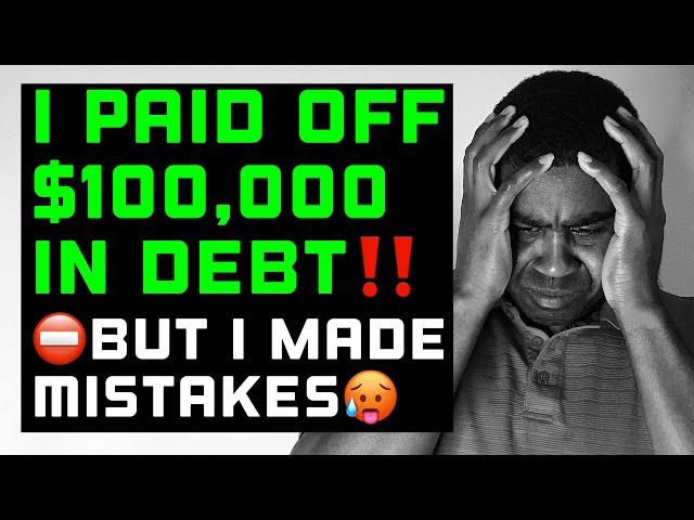 TO PAY OFF DEBT Avoid these 8 mistakes to GET out of DEBT FAST