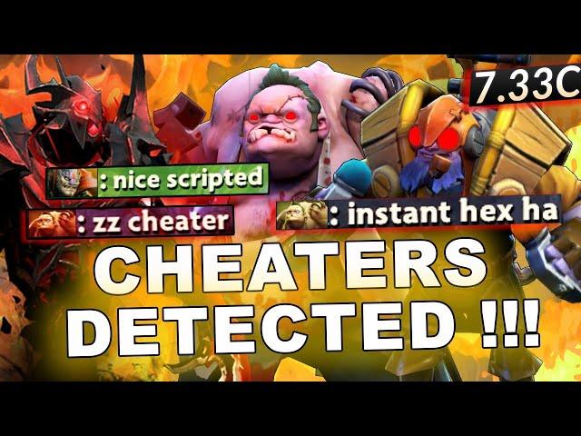 Dota 2 Cheaters Busted - 10+ CHEATERS with FULL PACK OF SCRIPTS !!! 7.33c