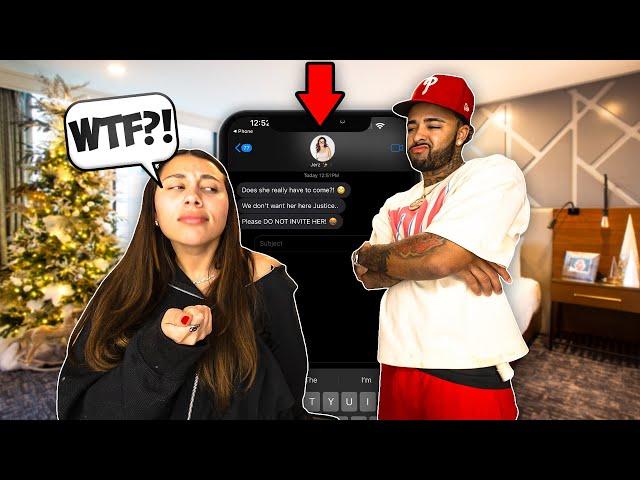 “YOU’RE NOT INVITED TO MY FAMILY’S CHRISTMAS” PRANK ON GIRLFRIEND!