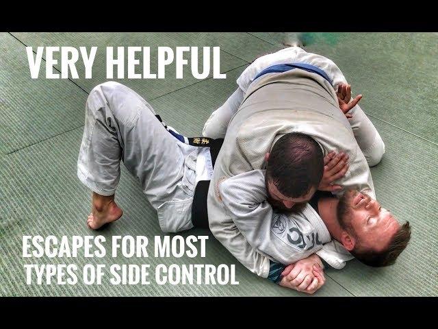 Jiu-Jitsu Escapes | Ways Out of Side Control, Scarf & Knee on Belly