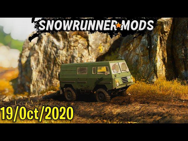 SnowRunner: New Mods in Snowrunner mods io | 19th Oct 2020.