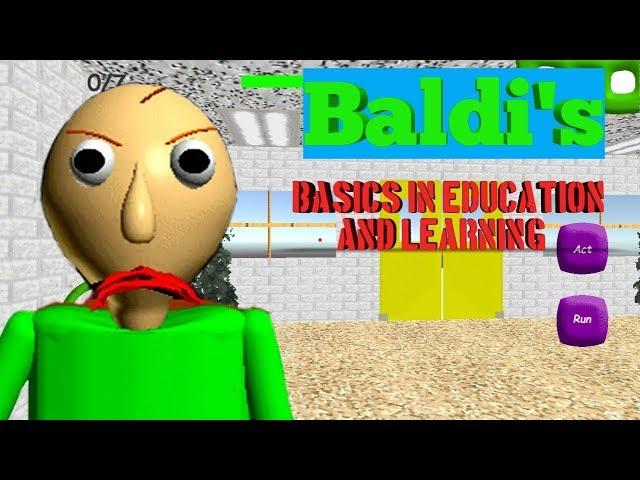 Baldi's Basics In Education And Learning Full Gameplay