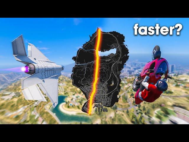 What Is The Fastest Way To Cross The Map In GTA 5?