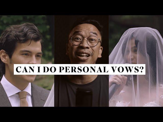 VLOG:  Can I write my own vows at my wedding?