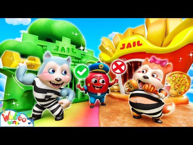 Stuck in Yummy Prison - Good Diet Song | Imagine Kids Songs & Nursery Rhymes | Wolfoo Kids Songs