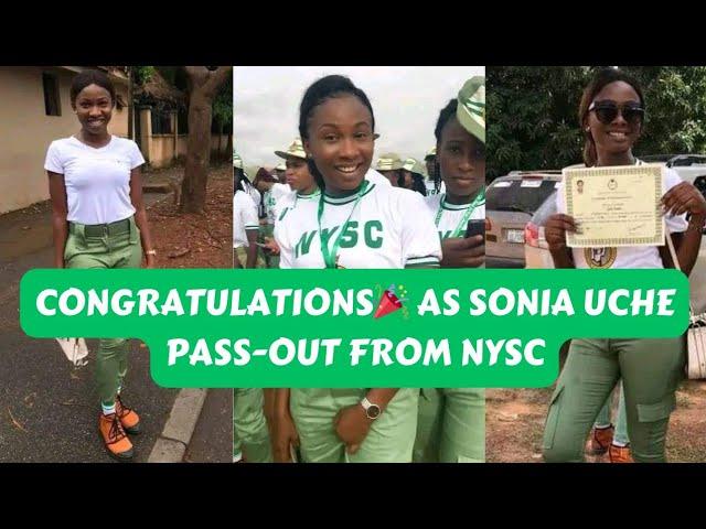 Double Celebration for SONIA UCHE as she Pass Out from NYSC in a ️ flying colours!!!.