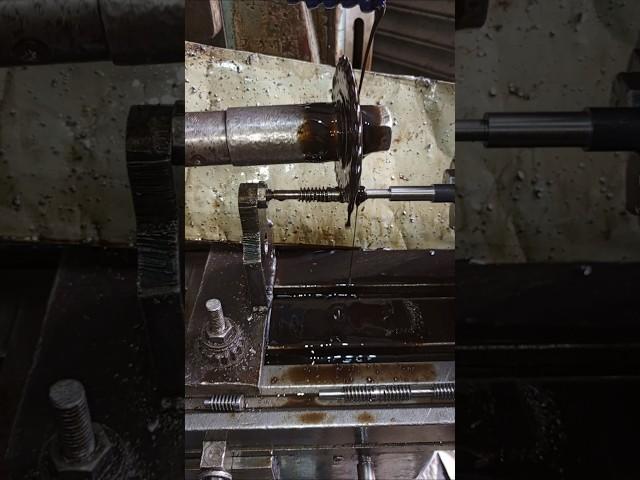 1M Worm Cutting#Gears#milling#hobbing#mechanical#enginnering #automobile#machining#lathe#cnc#welding