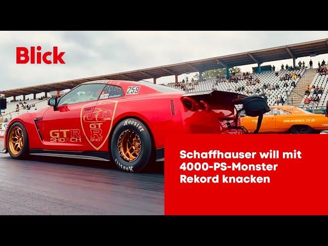 Nissan GT-R - Schaffhauser will mit 4000-PS-Monster Rekord knacken