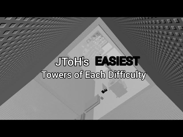 JToH - The EASIEST Tower of Each Difficulty